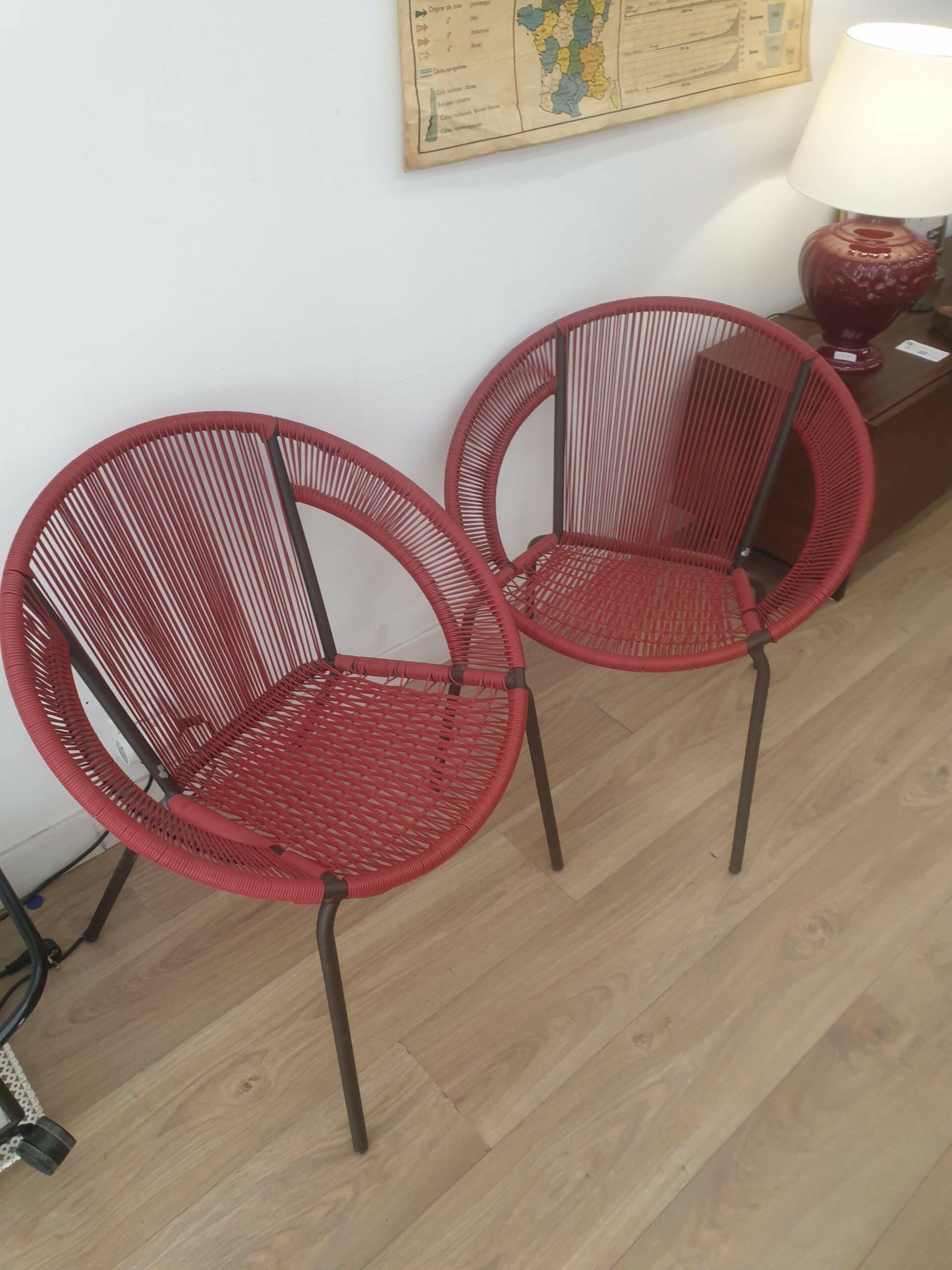 Paire de fauteuils cosy style "Acapulco" – Image 2