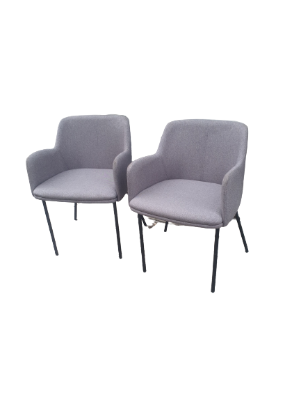Lot de 2 chaises en tissu Alinéa