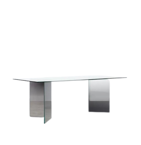 Table en verre 210cm Themasie AUDRA