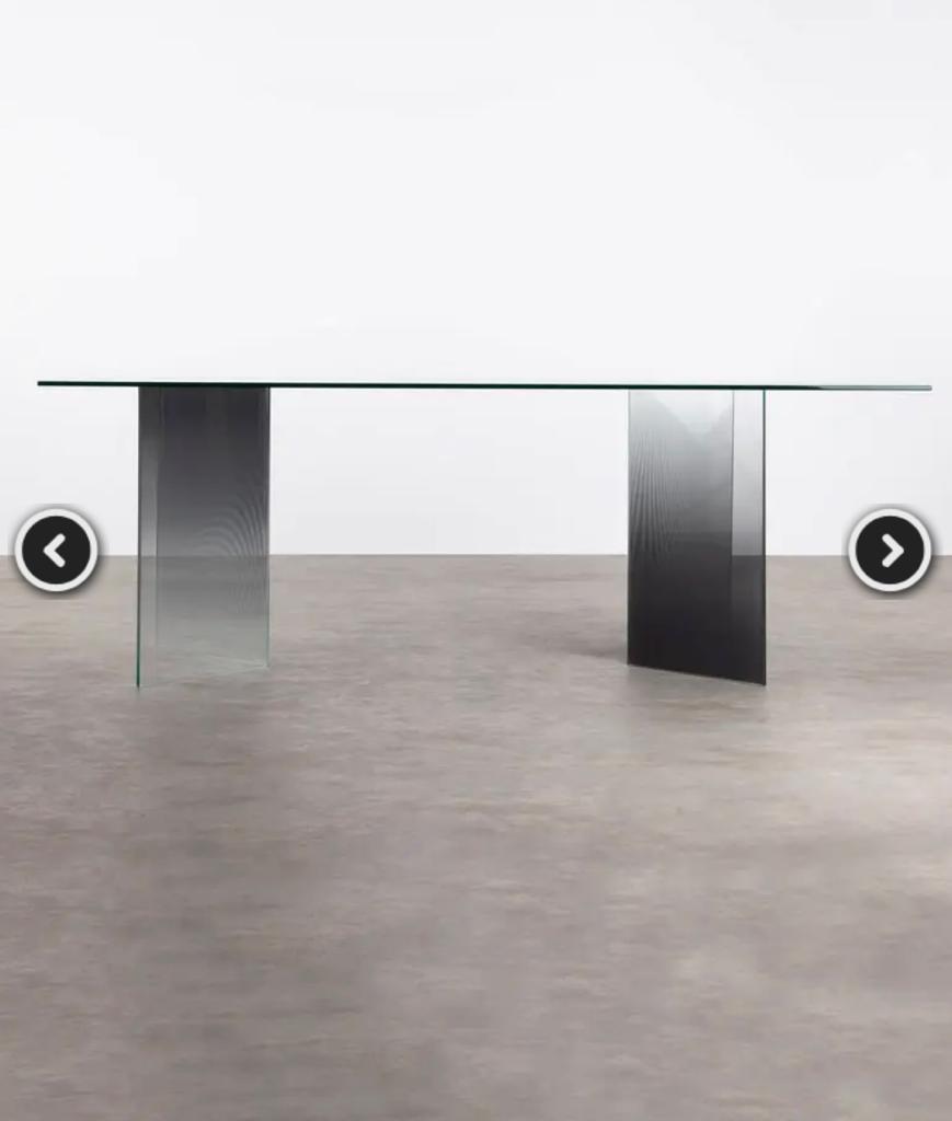 Table en verre 210cm Themasie AUDRA – Image 3