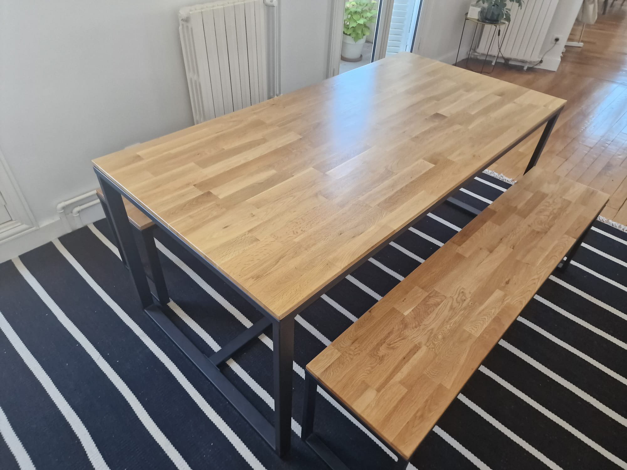 Table + 2 bancs HIBA La Redoute – Image 3