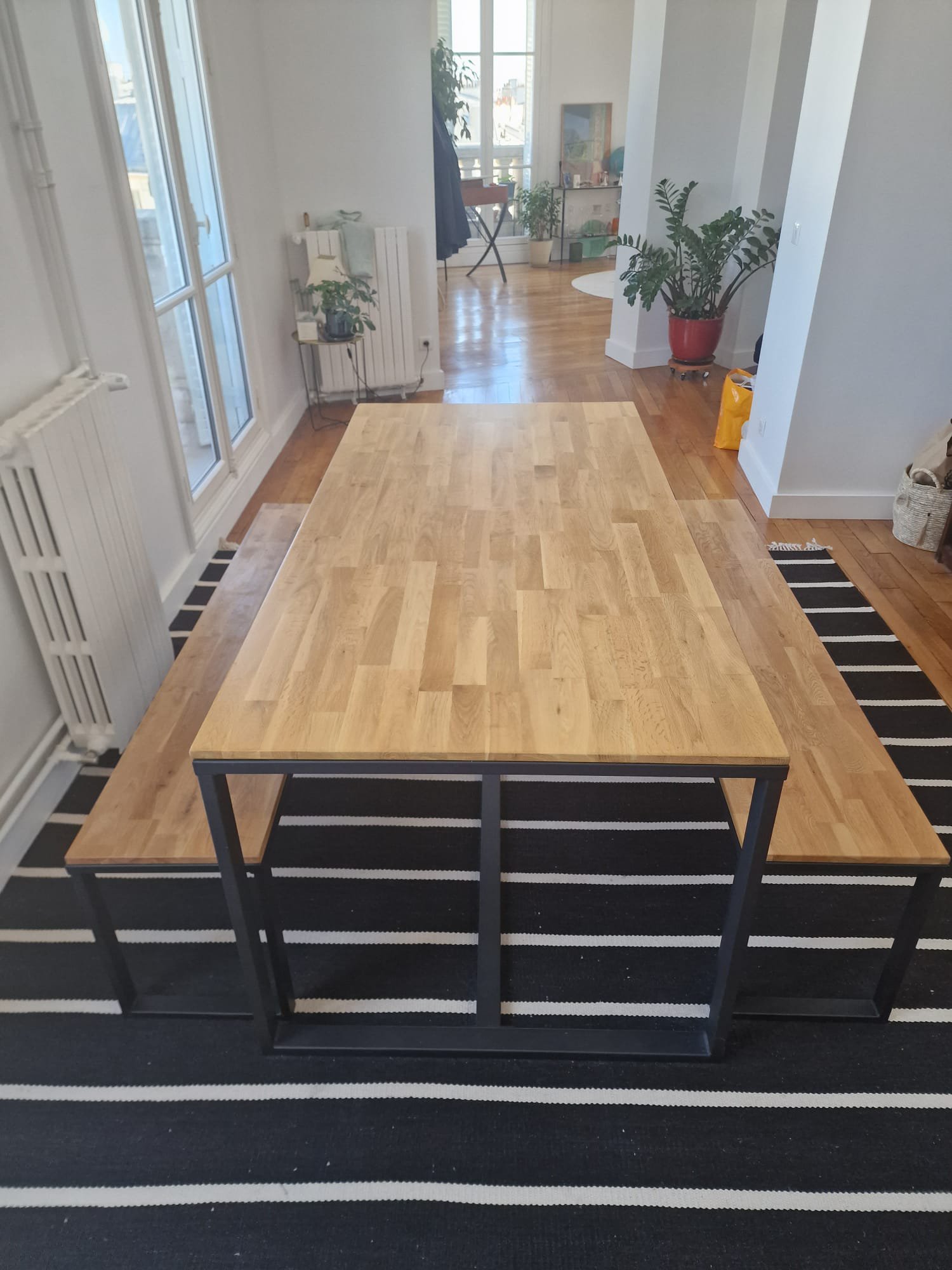 Table + 2 bancs HIBA La Redoute – Image 2