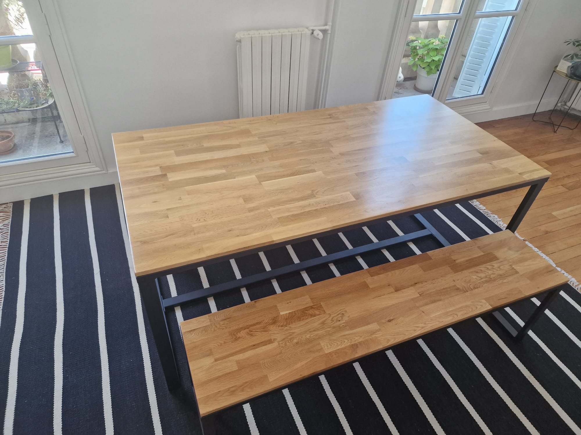Table + 2 bancs HIBA La Redoute – Image 4