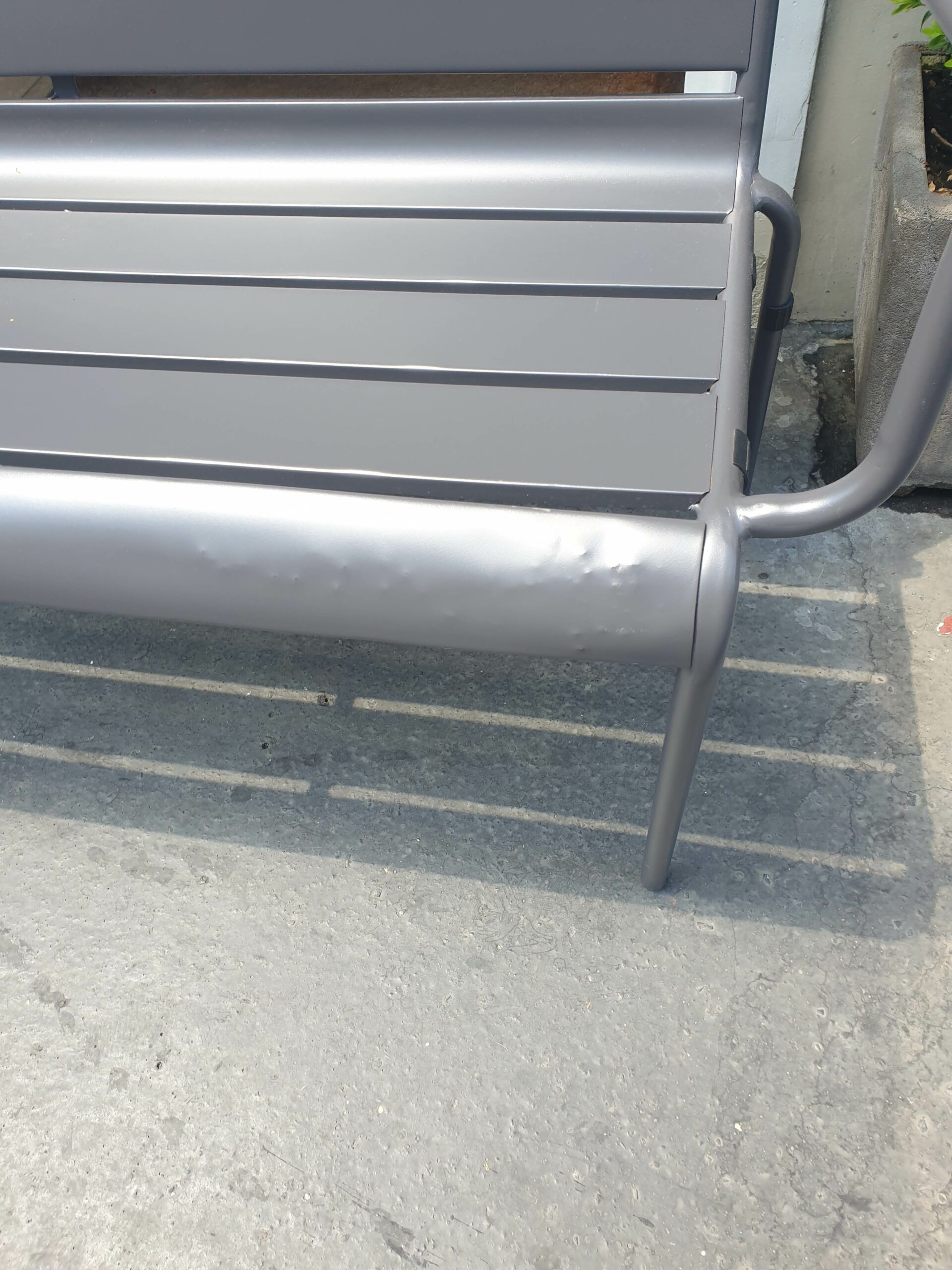 Banquette d'extérieur OVIALA 130cm – Image 4