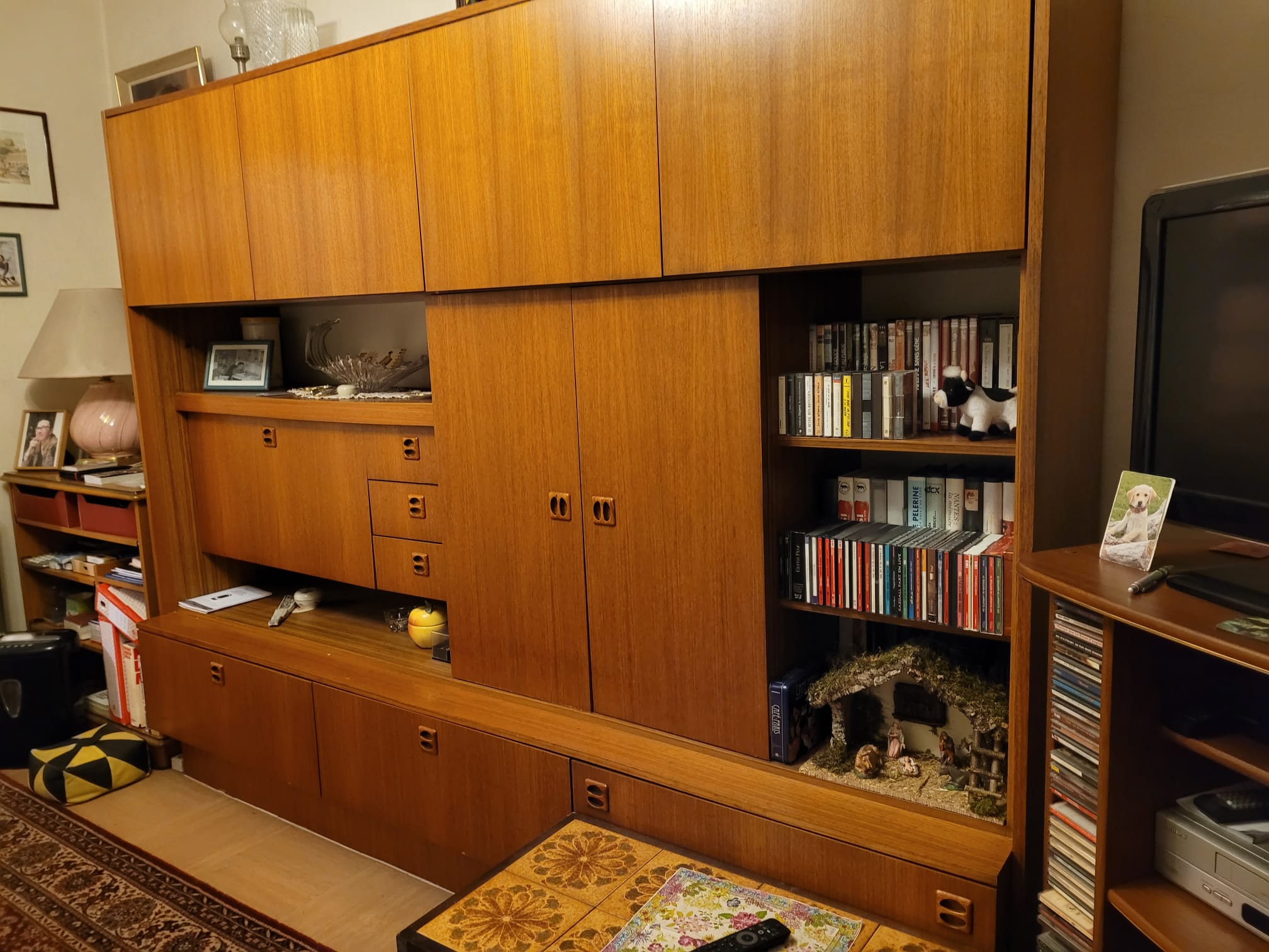 Meuble de séjour style "teck années 60" – Image 5