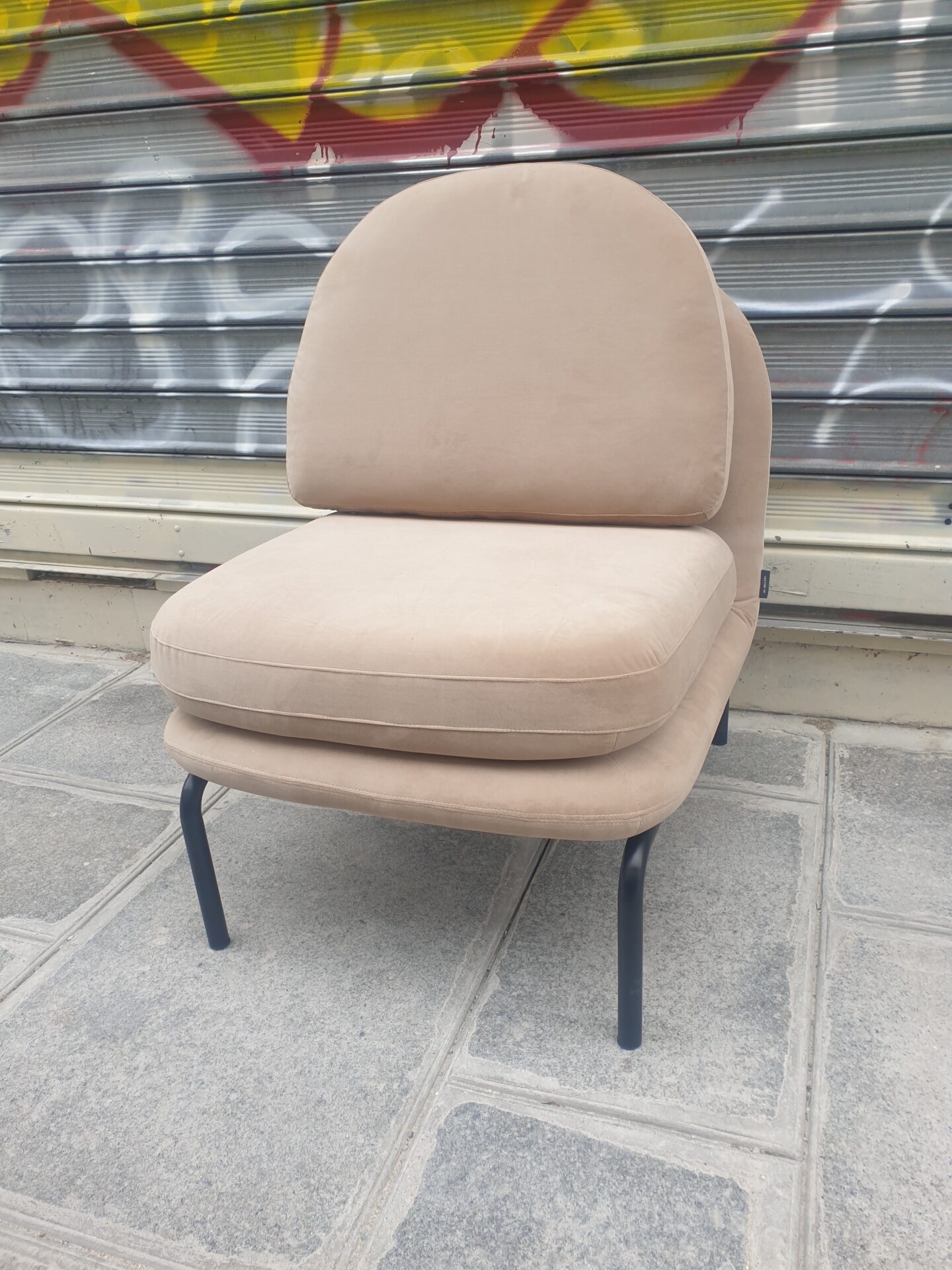 Fauteuil HOXTON couleur taupe – Image 4