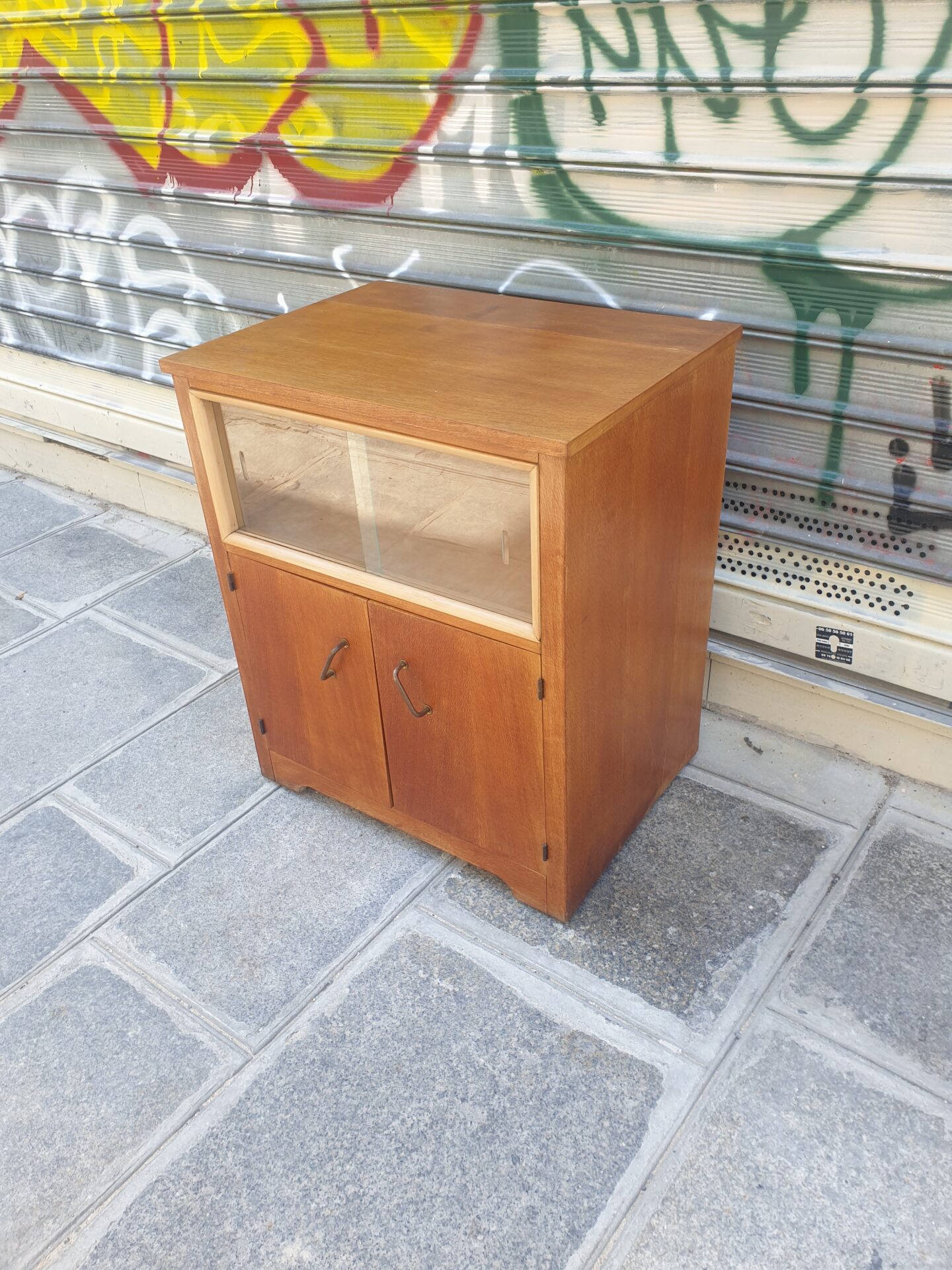 Commode vitrine années 50 – Image 3