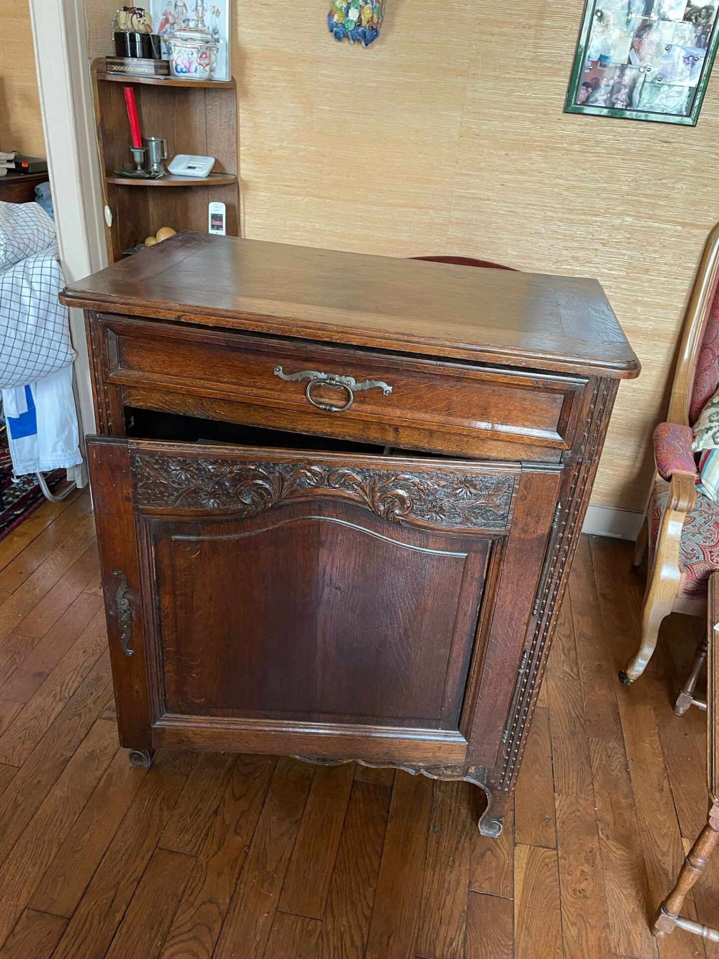 commode / meuble de rangement en bois ancien – Image 2