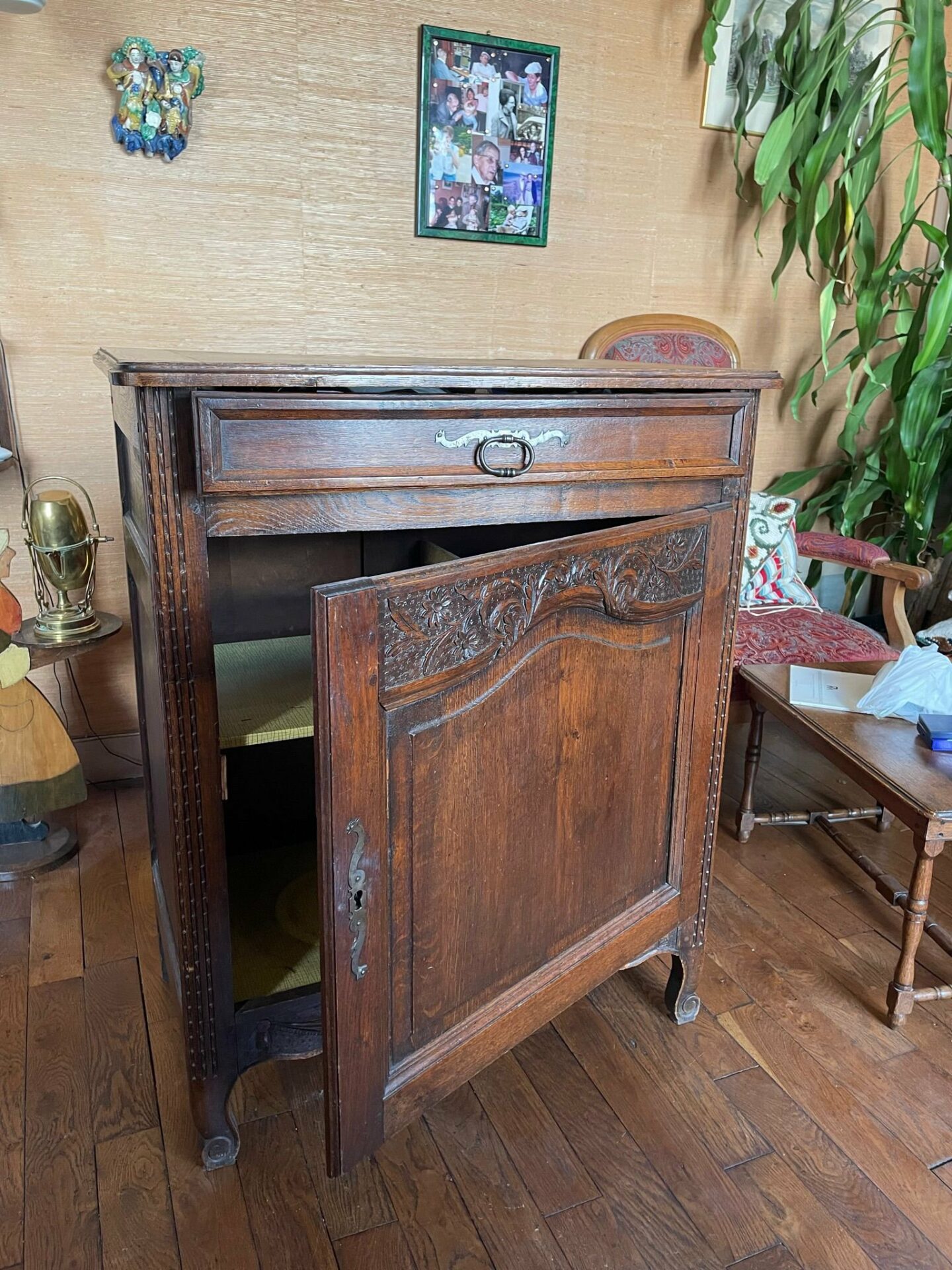 commode / meuble de rangement en bois ancien – Image 3