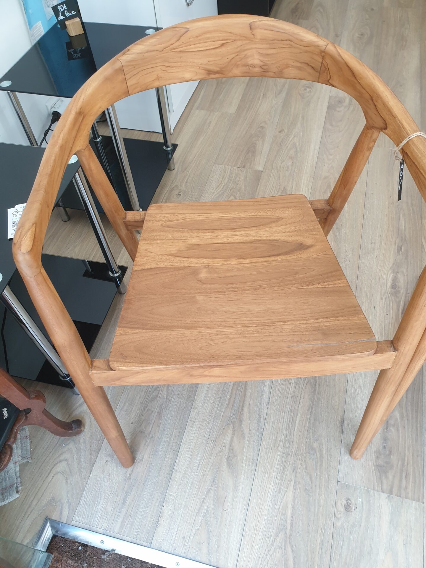 Paire de fauteuils scandinave en teck – Image 4