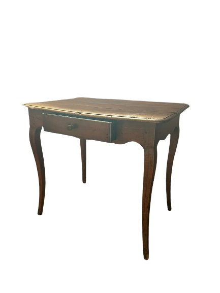 Bureau en bois ancien avec tiroir
