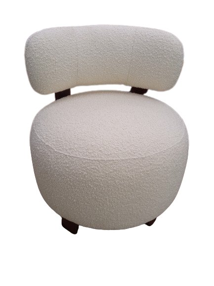 Fauteuil PLATON NV GALLERY écru bouclé