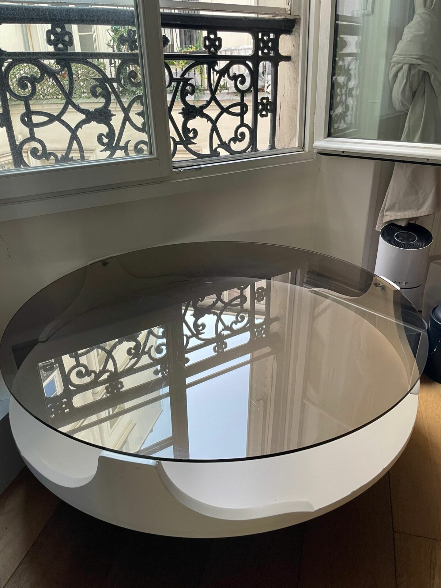 Table basse en verre années 70 – Image 3