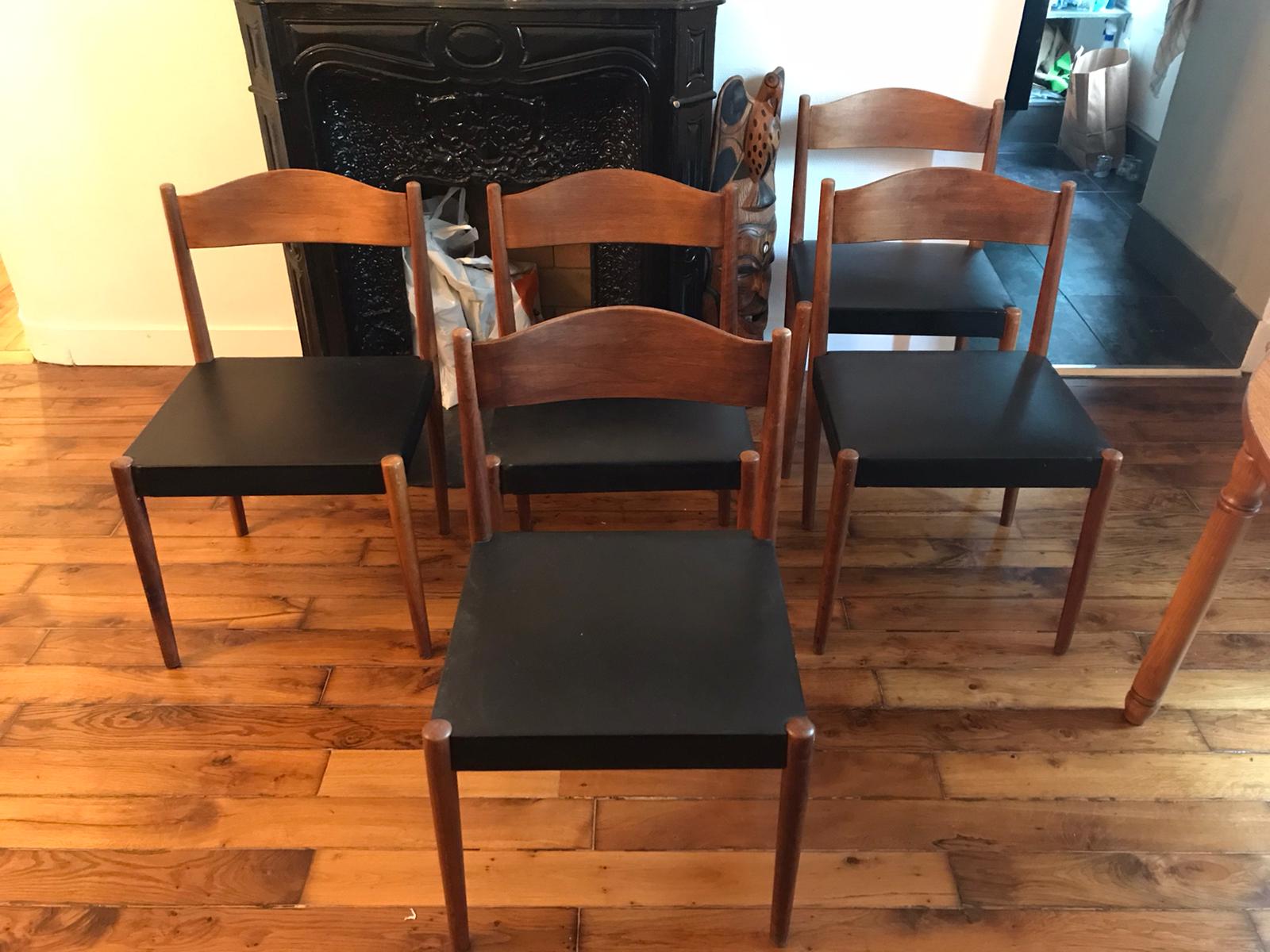 5 chaises scandinave – Image 3