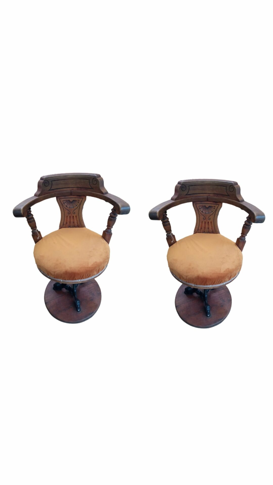 Paire de fauteuils de pilote rénovés