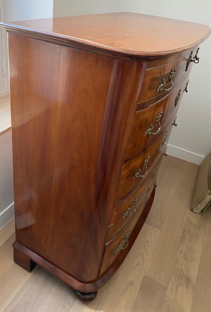 commode/chiffonnier ancien en bois – Image 3