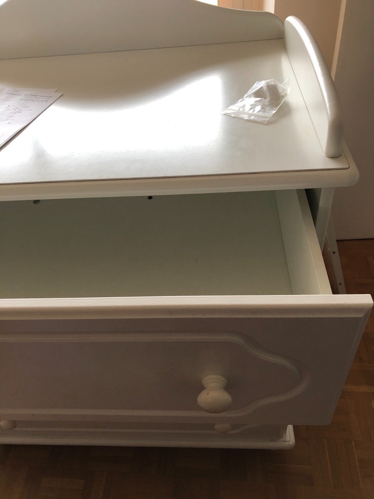 Commode à langer bébé blanche Natalys – Image 4