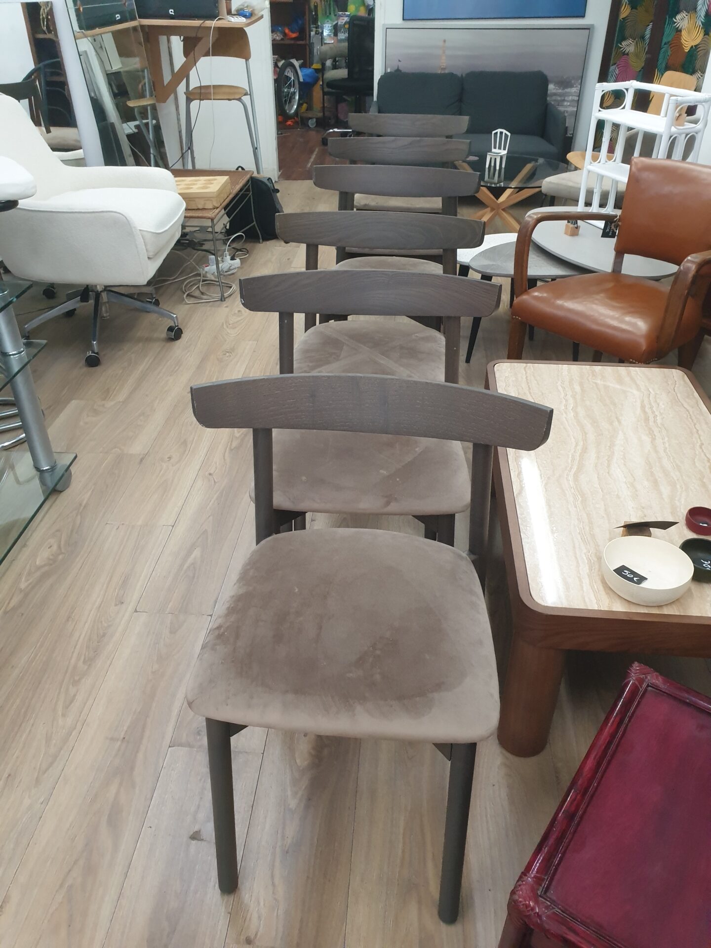 Lot de 6 chaises de salles à manger AURELIO – Image 3