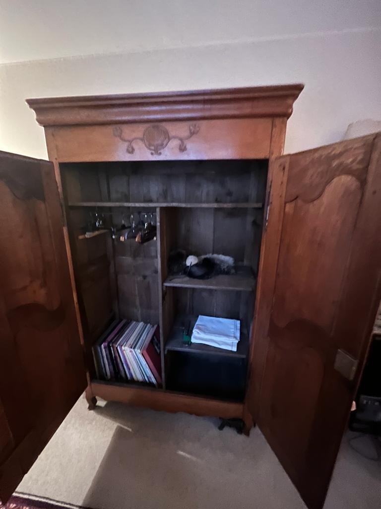 Armoire/ penderie ancienne en bois – Image 3