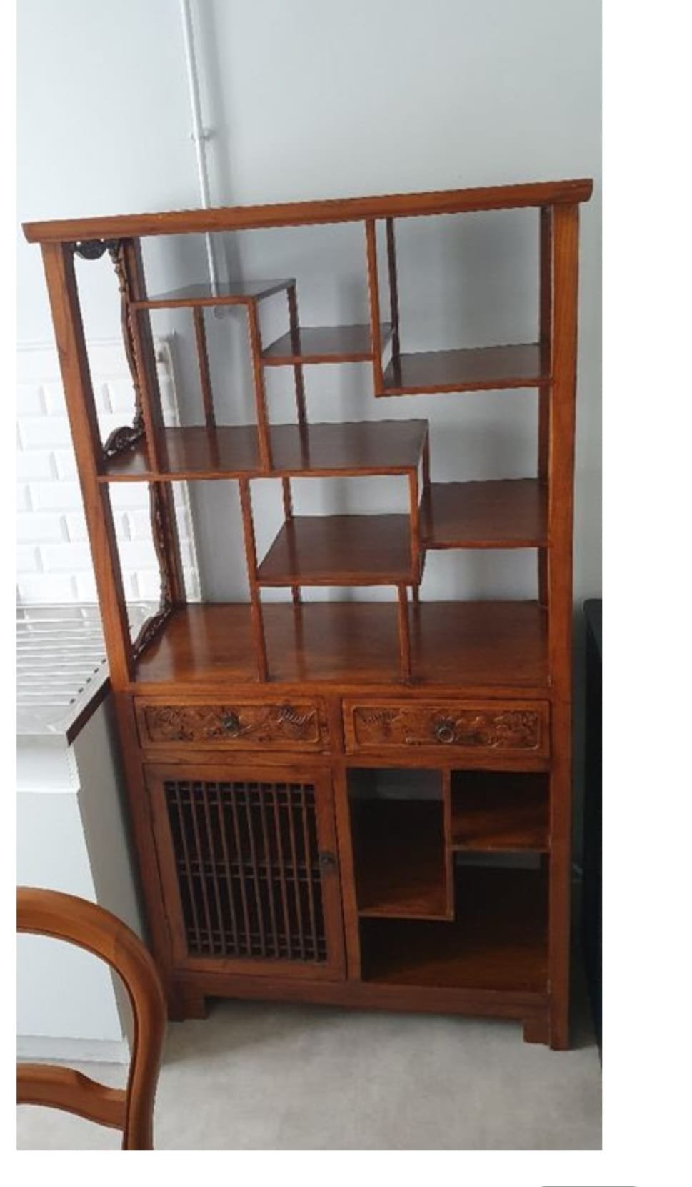 Meuble étagère en bois – Image 2