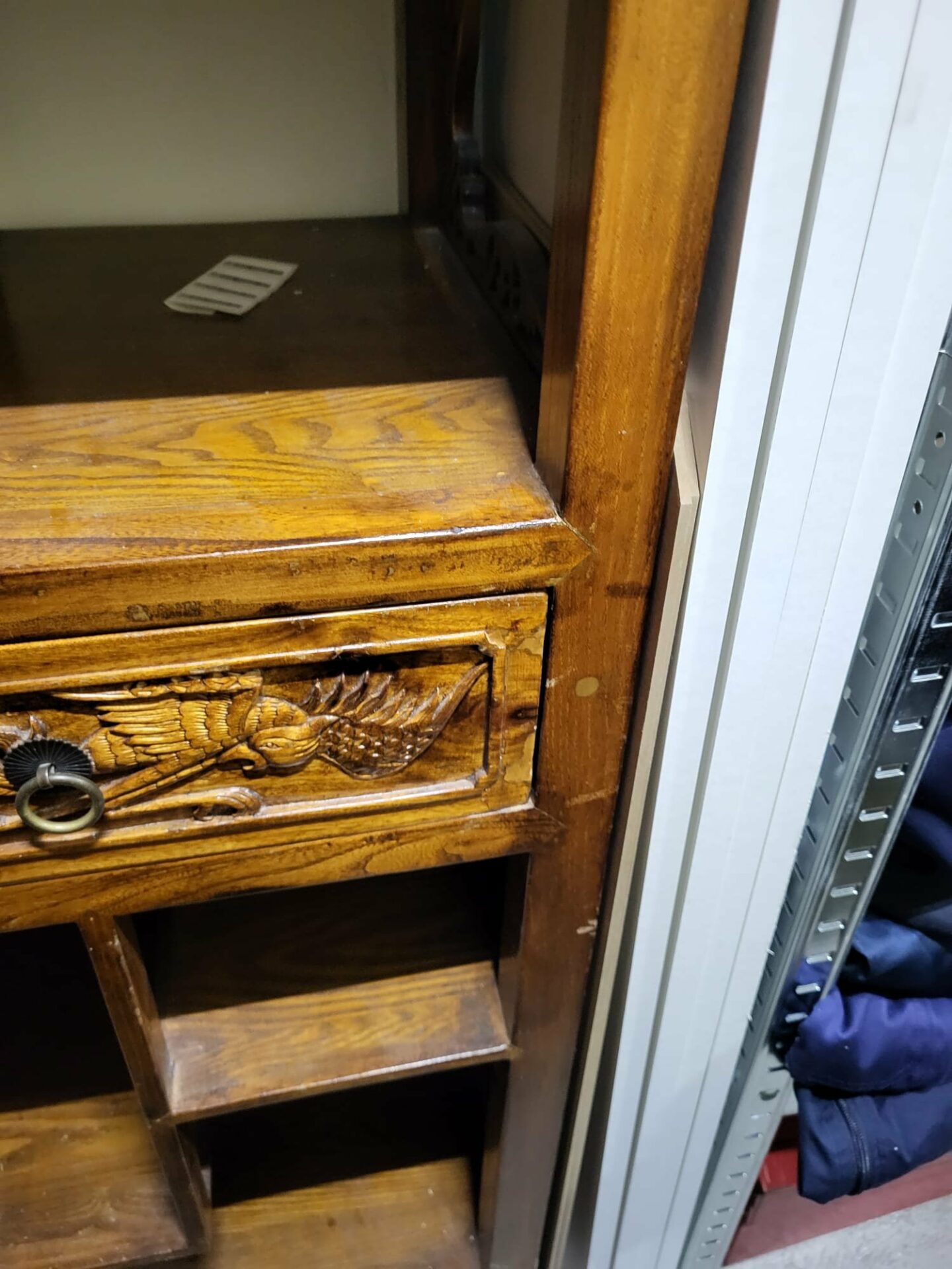 Meuble étagère en bois – Image 3