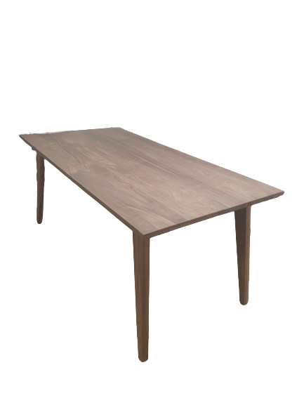 Table à manger scandinave 6/8 pers en noyer massif