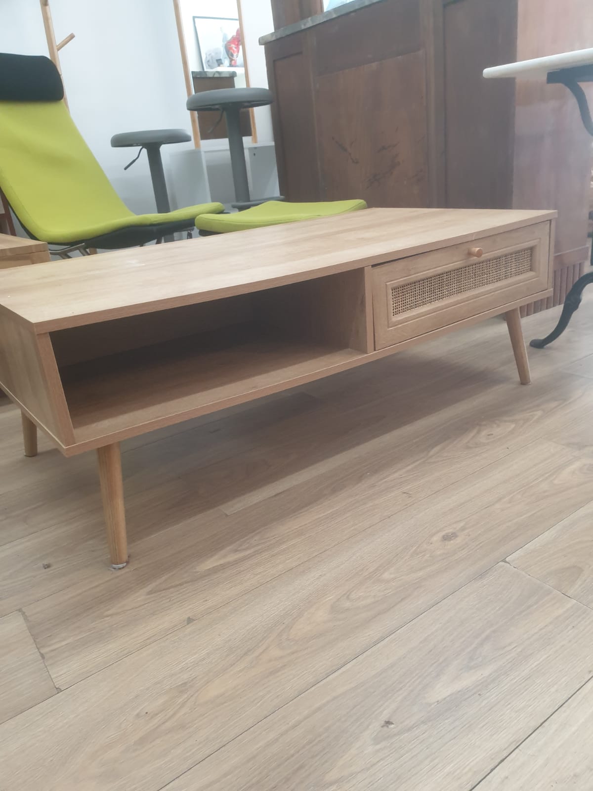 Table basse La Redoute tiroir et canage – Image 6