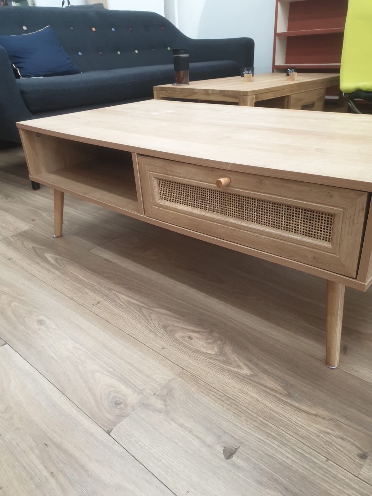 Table basse La Redoute tiroir et canage – Image 4