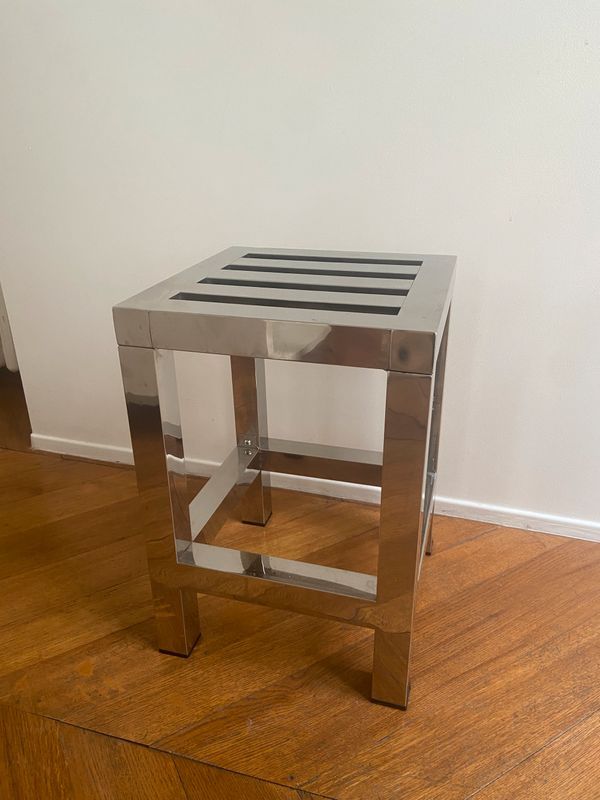 Tabouret de Salle de Bain en Aluminium – Image 2