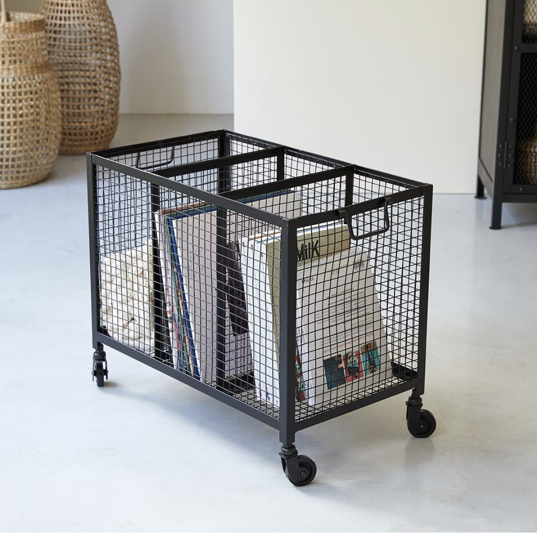 Porte revue a roulettes industriel – Image 2