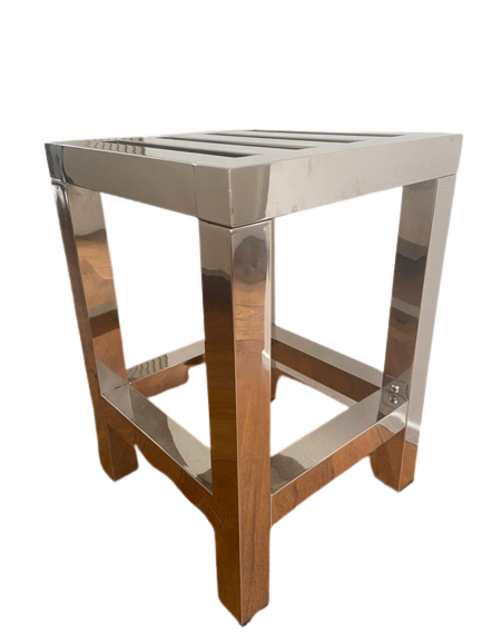 Tabouret de Salle de Bain en Aluminium
