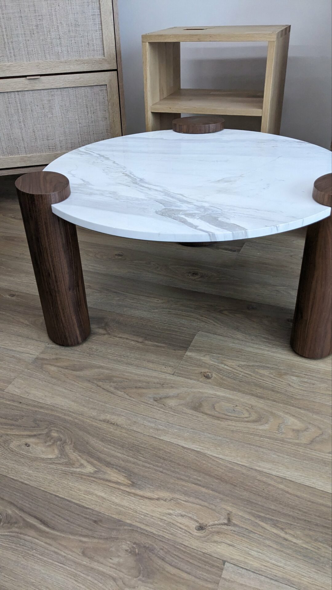 Table basse MIEIS marbre blanc – Image 3