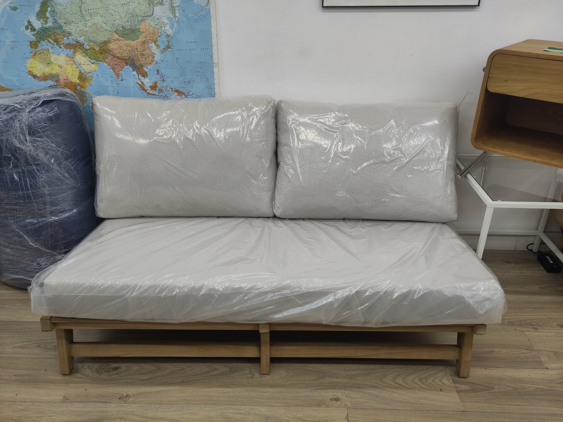 Banquette Olia 2 places en teck massif – Image 2