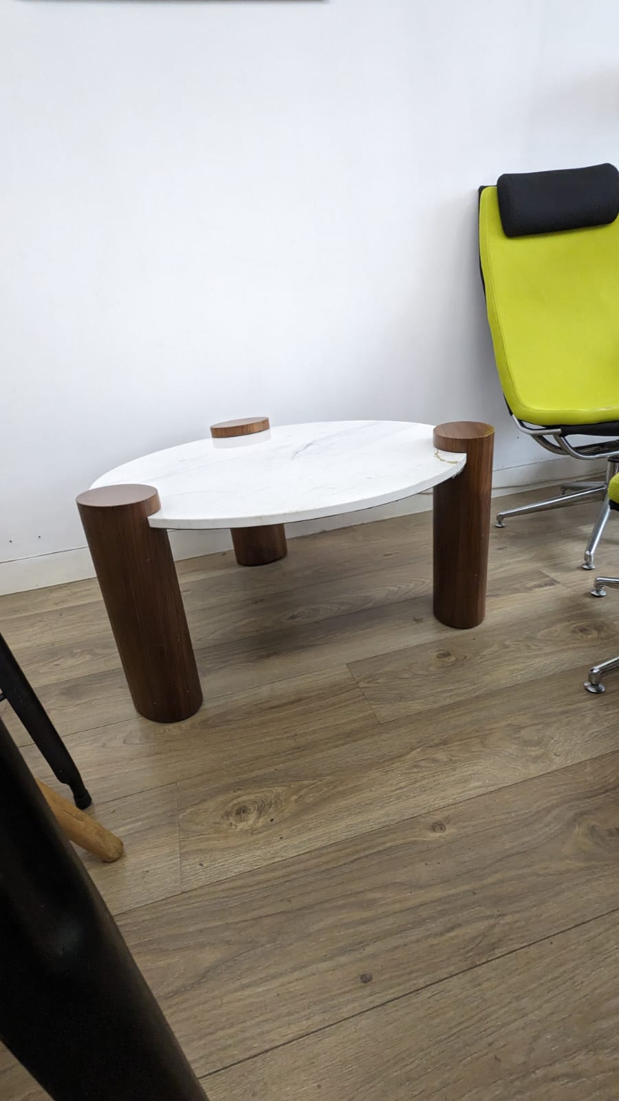 Table basse MIEIS marbre blanc – Image 2