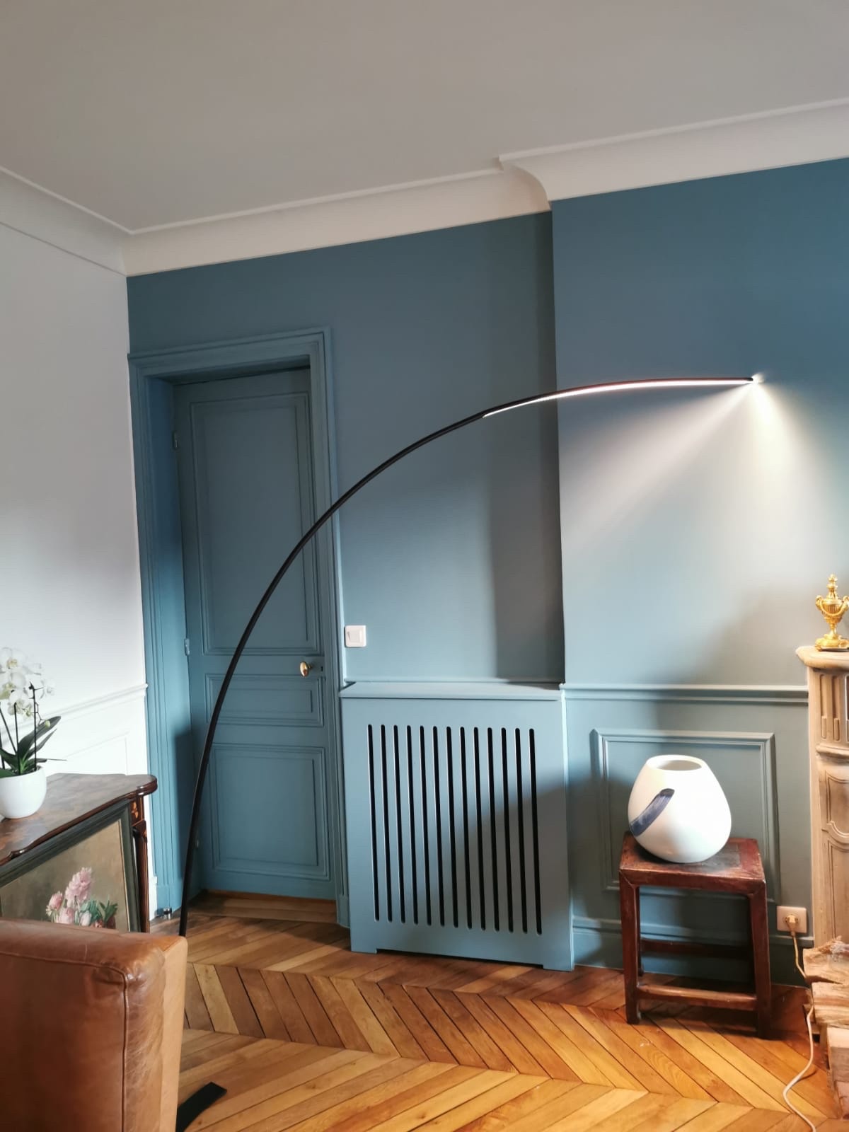 Lampe déportée noire.Marque Trio Leutchen – Image 2