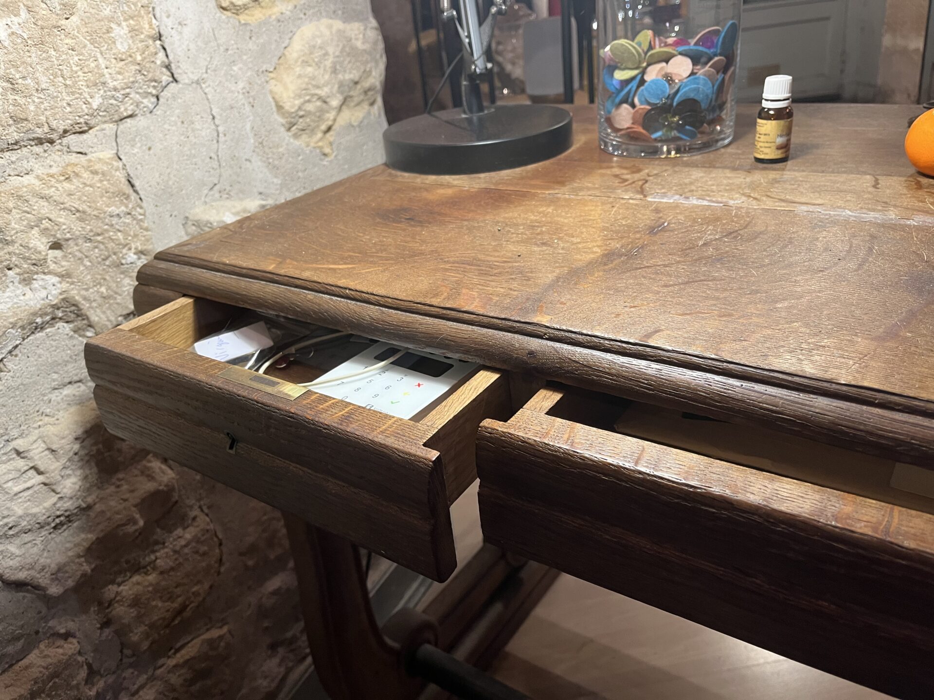 Vends magnifique bureau en bois massif – Image 3