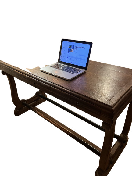Vends magnifique bureau en bois massif