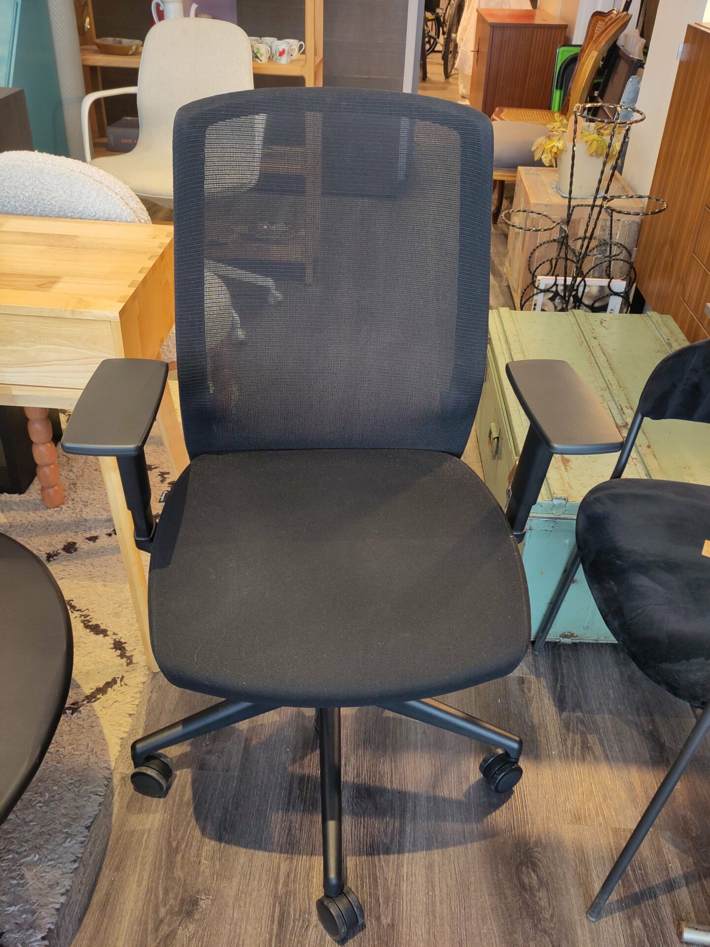 Chaise de bureau noir Orangelo – Image 2