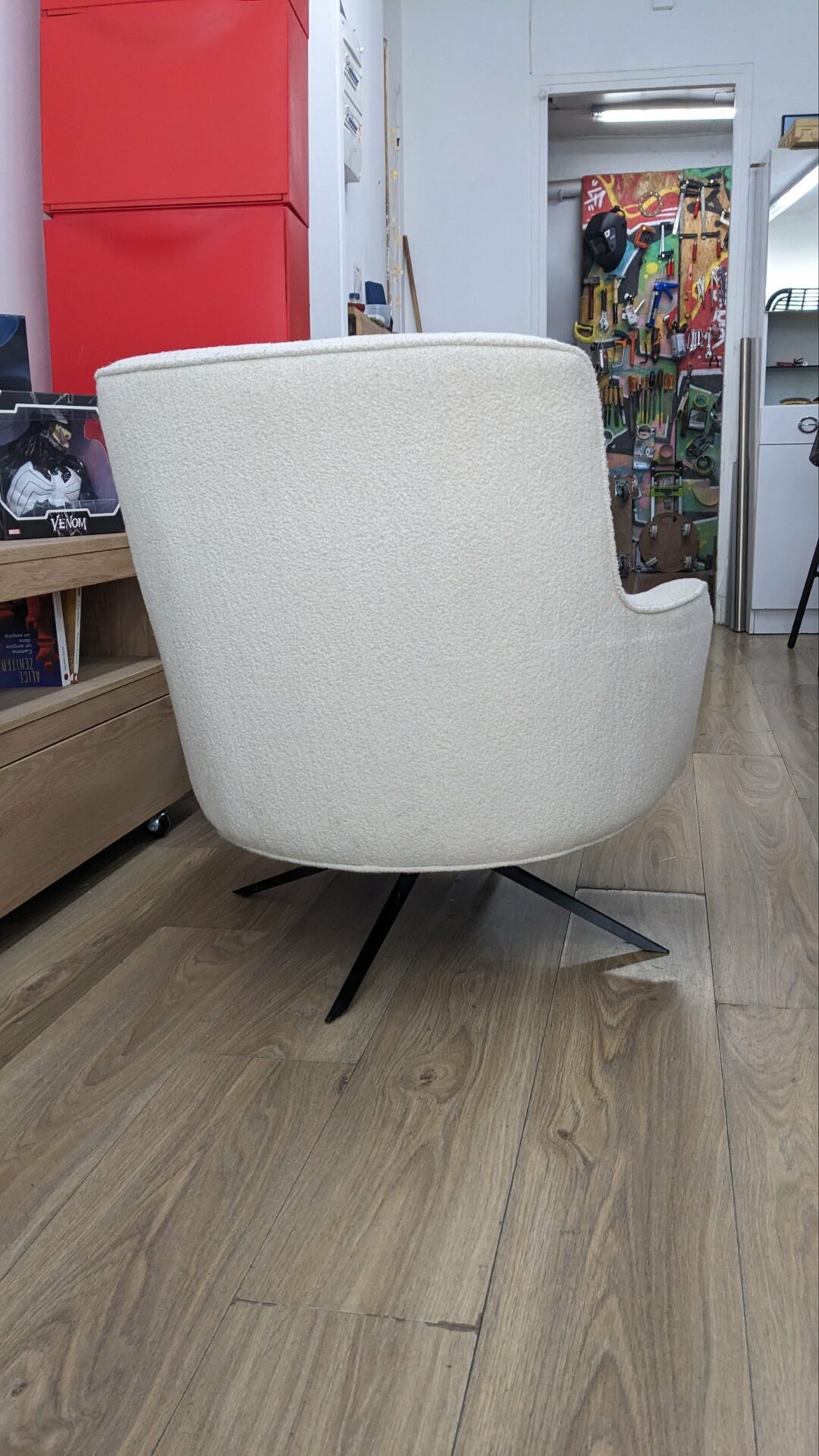 Fauteuil Golden Gun blanc – Image 4