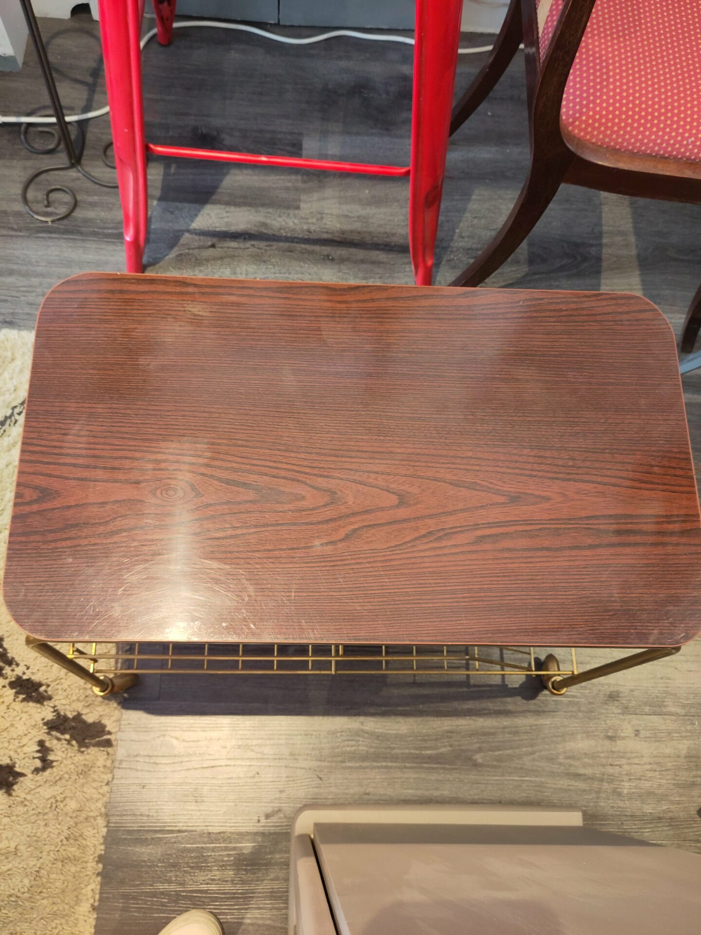 Meuble range vinyle vintage – Image 3