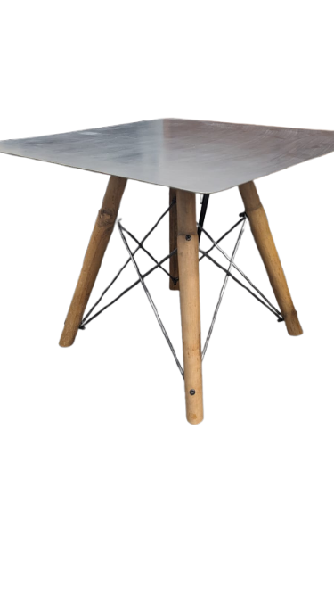 Table basse custom metal et bois