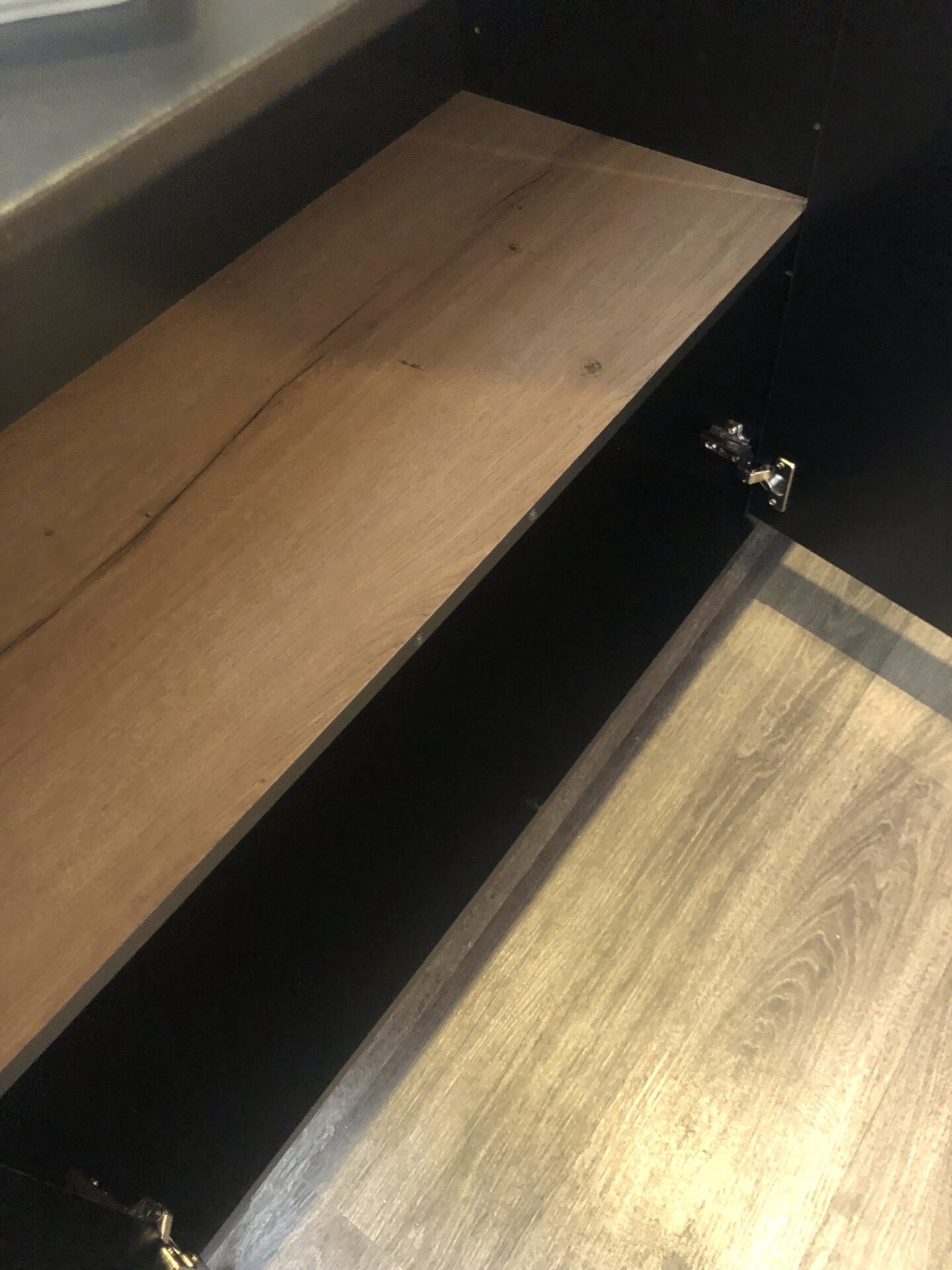 Enfilade - buffet en bois peint en noir – Image 7