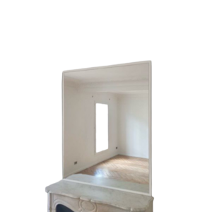 Miroir trumeau blanc