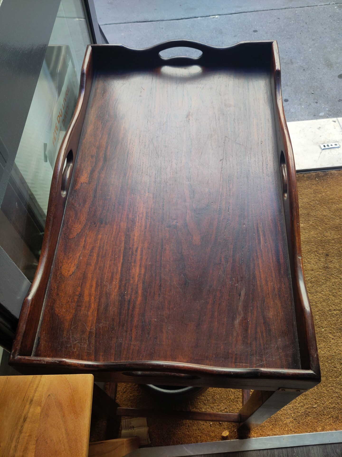 Table basse en acajou - grande taille – Image 3