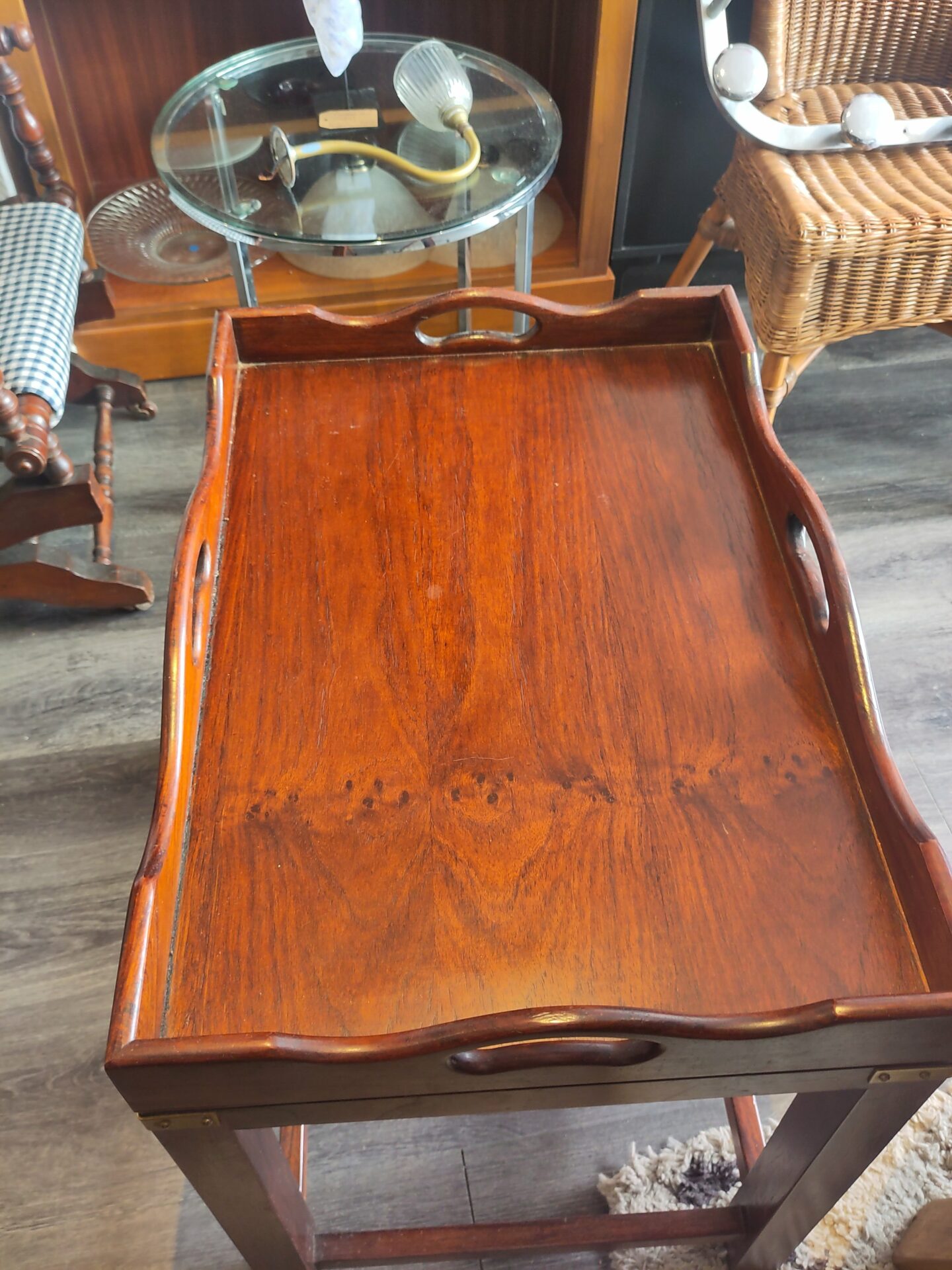 Table basse en acajou - grande taille – Image 4