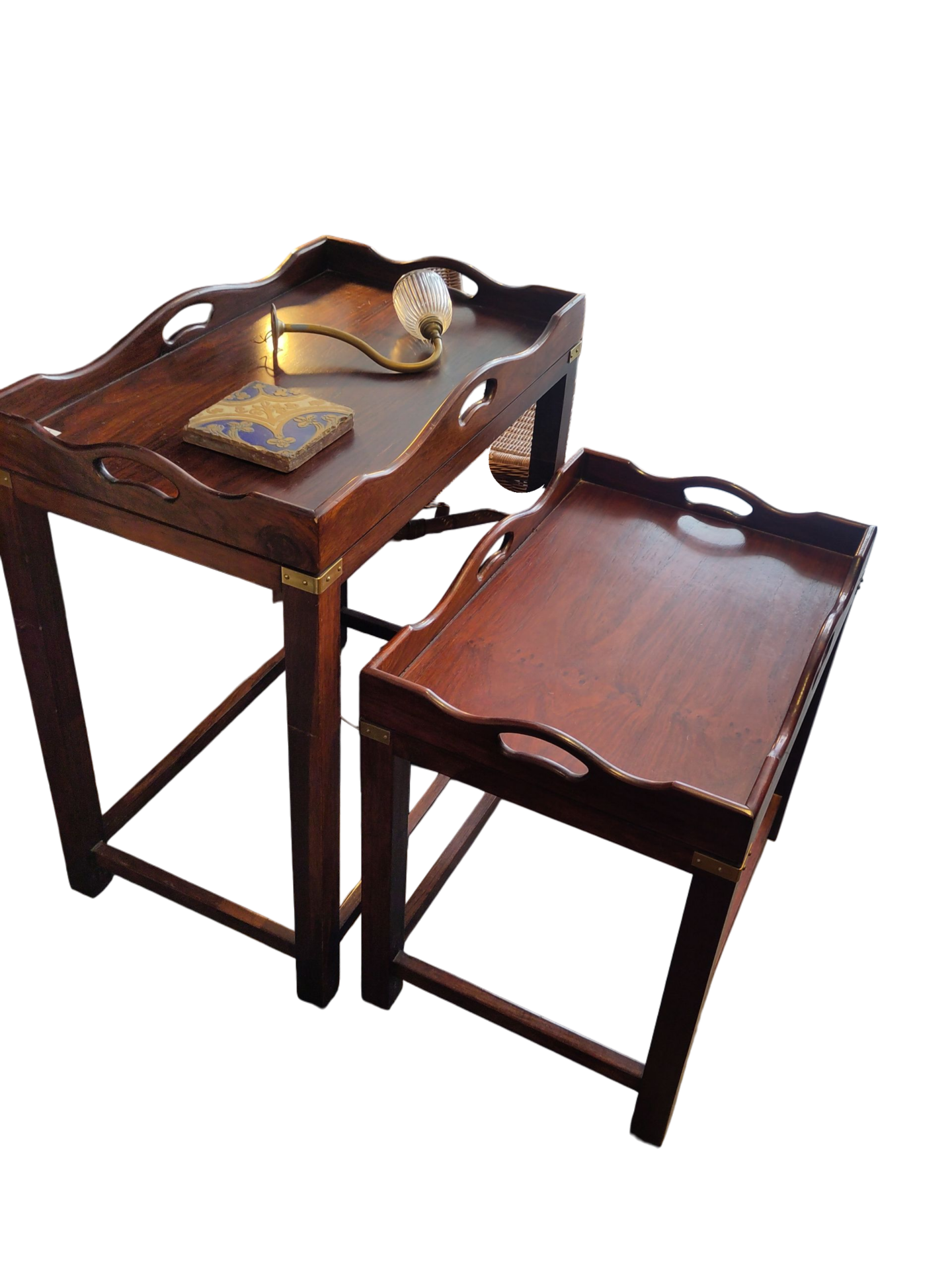 Table basse en acajou - grande taille
