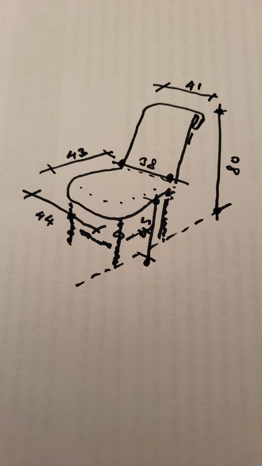 6 chaises en cuir patiné marron rouge – Image 4