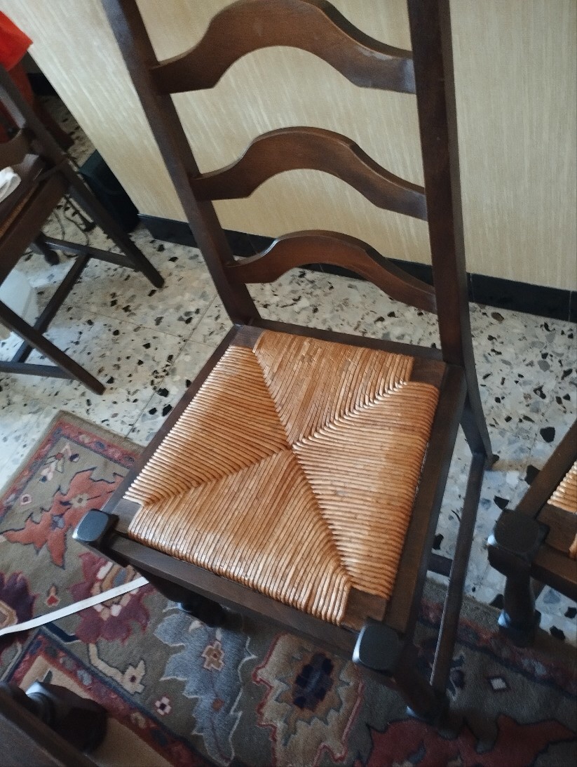 6 chaises rustiques – Image 2