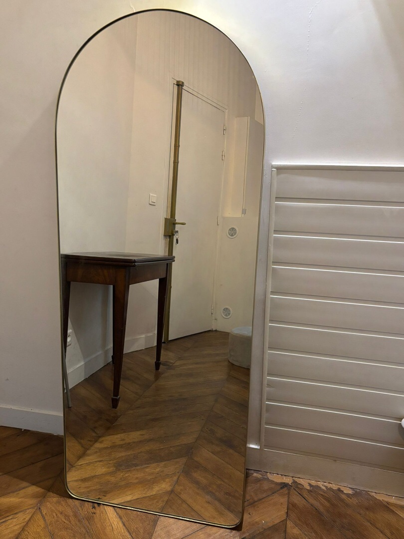 Grand miroir métal doré Maison du Monde – Image 3