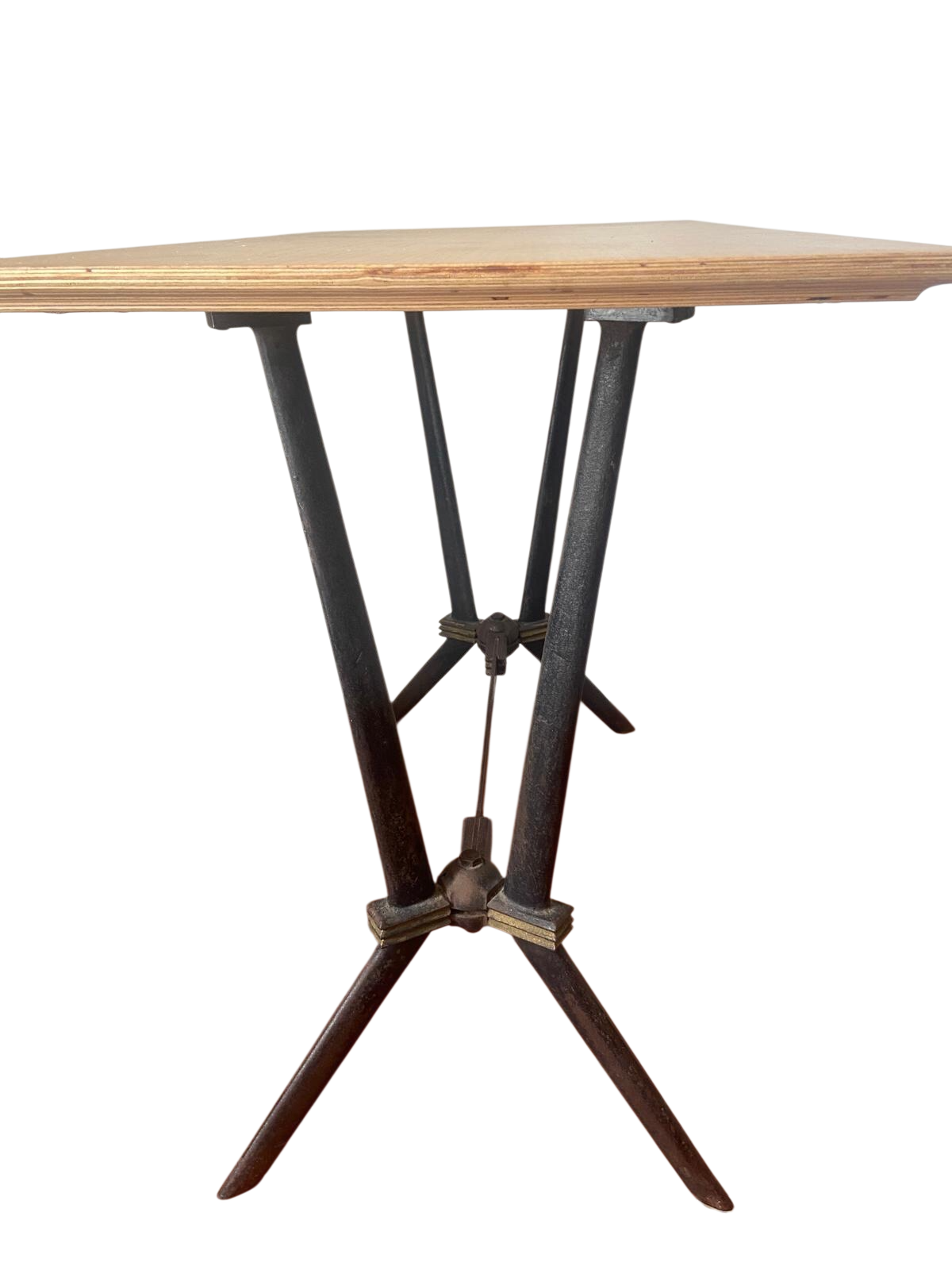Table de salle à manger / Bureau rectangulaire pied métal Art nouveau